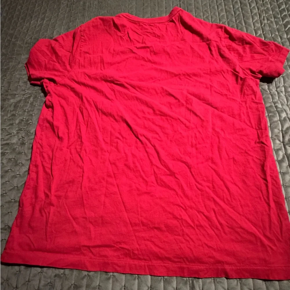 Polo Ralph Lauren,‎ red short sleeve T-shirt blue pony logo size XL